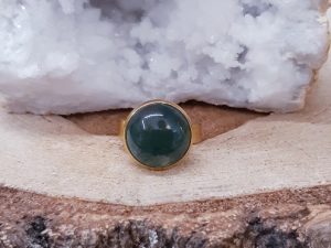 Bague 14mm Agate mousse