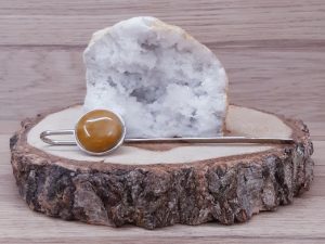 Marque page cabochon en pierre naturelle