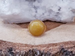 Bague 14mm Aventurine orange