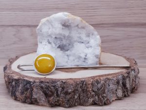 Marque page Calcite orange