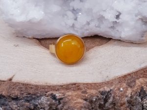Bague 14mm Calcite orange