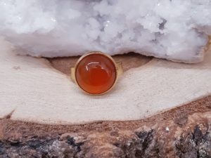 Bague 14mm Cornaline
