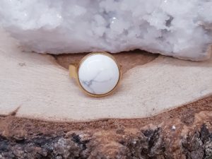 Bague 14mm Howlite