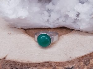 Bague 10mm Jade vert