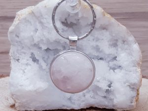 Porte clé Quartz rose
