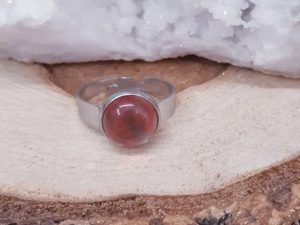 Bague 10mm Tourmaline melon d'eau