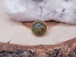 Bague 14mm Unakite