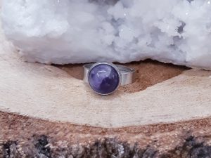 Bague 10mm Améthyste