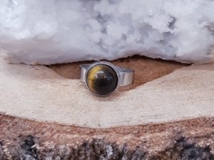 Bague 10mm Œil de tigre