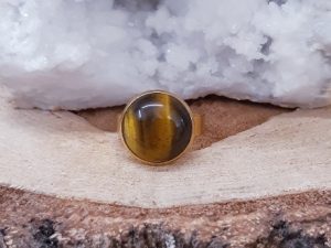 Bague 14mm Œil de tigre