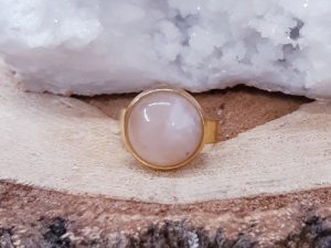 Bague 14mm Quartz rose