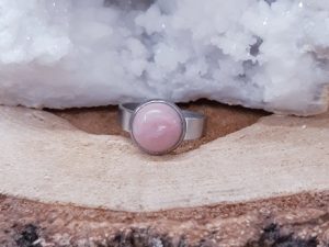 Bague 10mm Rhodonite