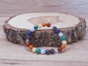 Bracelets 7 chakras en pierres naturelles