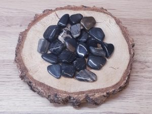 Bois fossile noir