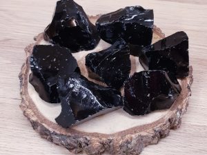 Pierre brute Obsidienne noire
