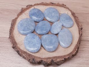 Pierre plate Calcite bleue