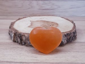 Coeur Sélénite orange