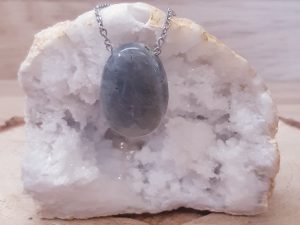 Pendentif pierre percée Labradorite