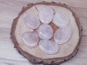 Pierre plate Quartz rose