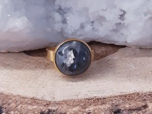 Bague 14mm Larvikite